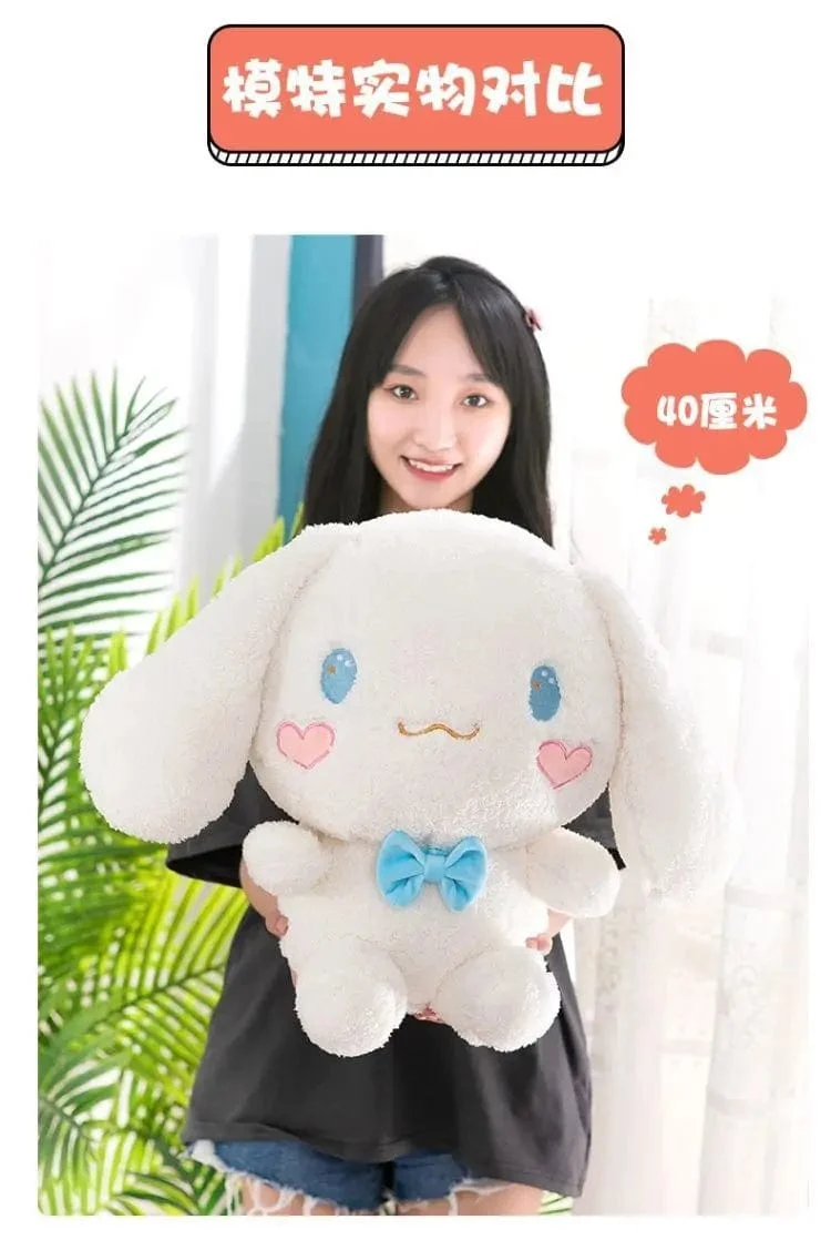 Cinnamoroll Plüschtiere, Cartoon-Hund mit großen Ohren, Puppe, kleines weißes Hundespielzeug, gibt der besten Freundin Mädchen Schlafkissen, Dekoration, Plüschpuppe