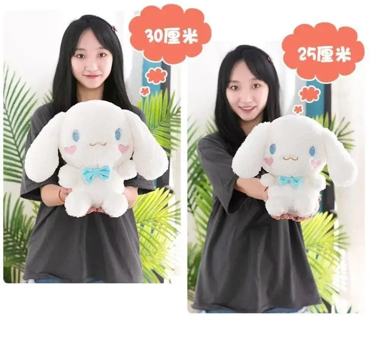 Cinnamoroll Plüschtiere, Cartoon-Hund mit großen Ohren, Puppe, kleines weißes Hundespielzeug, gibt der besten Freundin Mädchen Schlafkissen, Dekoration, Plüschpuppe