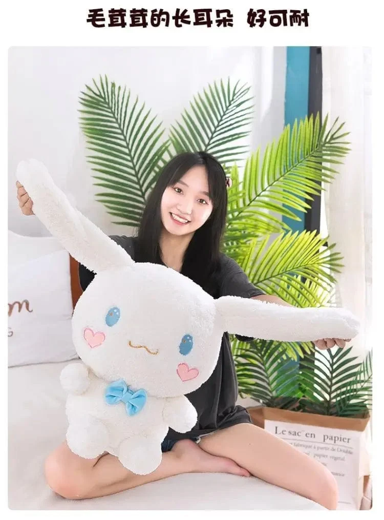 Cinnamoroll Plüschtiere, Cartoon-Hund mit großen Ohren, Puppe, kleines weißes Hundespielzeug, gibt der besten Freundin Mädchen Schlafkissen, Dekoration, Plüschpuppe
