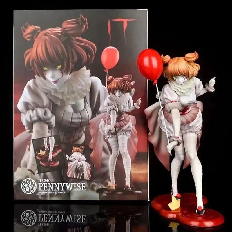 NECA Pennywise Joker Action Figur Spielzeug Puppe Horror Halloween Weihnachten Geschenk 18cm Bücherregal Ornament