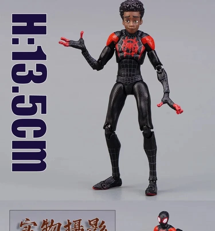 Miles Morales Actionfigur Spider-Man: A New Universe Spiderman-Figur Spielzeug Kindersammlung Geschenk