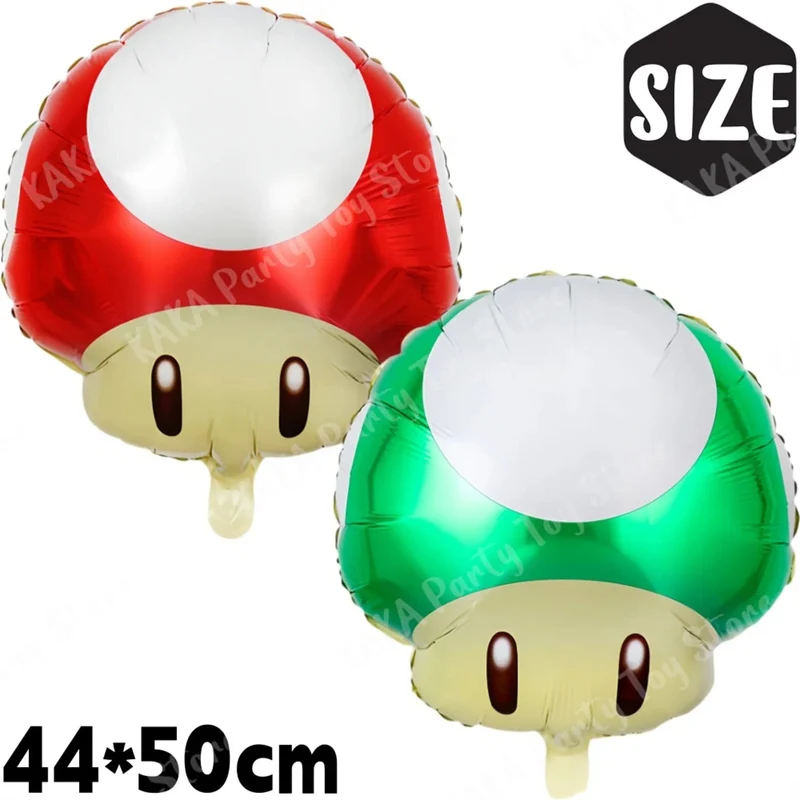 6 Stücke 18 Zoll Super Mario Bros Folienballon Set Kindergeburtstag Party Dekoration Babyparty Aufblasbare Jungen Spielzeug Geschenke Globos