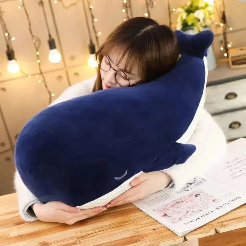 25 cm Cartoon Weiche Kleine Blauwal Plüsch Spielzeug Gefüllte Meerestiere Kissen Schöne Fische Delphin Puppen für Mädchen Kinder Geburtstag Geschenk