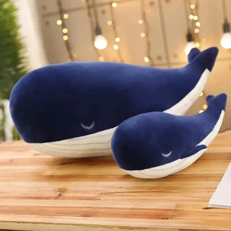 25 cm Cartoon Weiche Kleine Blauwal Plüsch Spielzeug Gefüllte Meerestiere Kissen Schöne Fische Delphin Puppen für Mädchen Kinder Geburtstag Geschenk