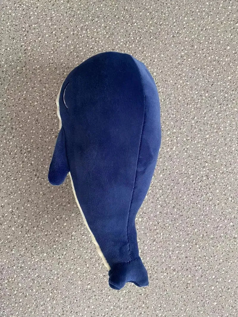 25 cm Cartoon Weiche Kleine Blauwal Plüsch Spielzeug Gefüllte Meerestiere Kissen Schöne Fische Delphin Puppen für Mädchen Kinder Geburtstag Geschenk