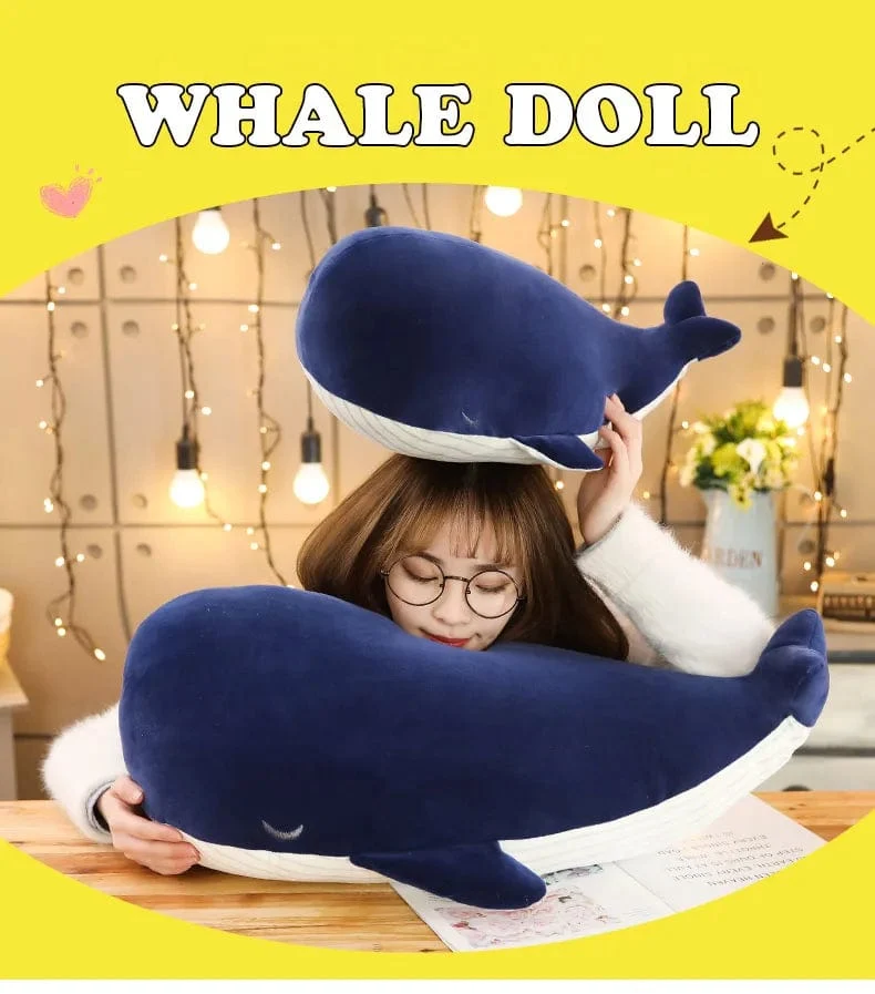25 cm Cartoon Weiche Kleine Blauwal Plüsch Spielzeug Gefüllte Meerestiere Kissen Schöne Fische Delphin Puppen für Mädchen Kinder Geburtstag Geschenk