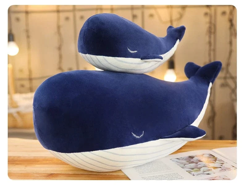 25 cm Cartoon Weiche Kleine Blauwal Plüsch Spielzeug Gefüllte Meerestiere Kissen Schöne Fische Delphin Puppen für Mädchen Kinder Geburtstag Geschenk