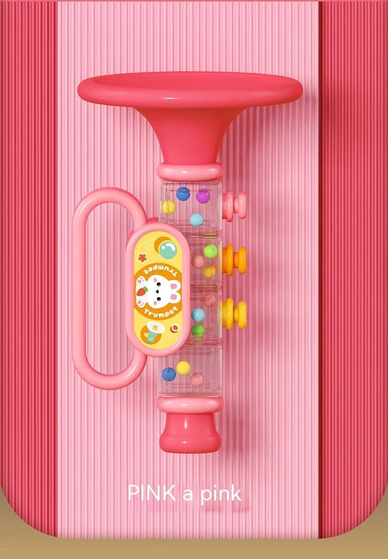 Kleines Kaninchenhorn Kinderspielzeug, Baby bläst Cartoon-Mundharmonika-Pfeife Musikinstrument
