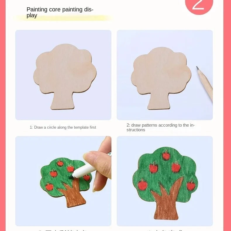 20 stücke Montessori Kinder Zeichnung Spielzeug Holz DIY Malerei Vorlage Schablonen Lernen Pädagogisches Spielzeug für Kinder Holz Spielzeug Geschenk