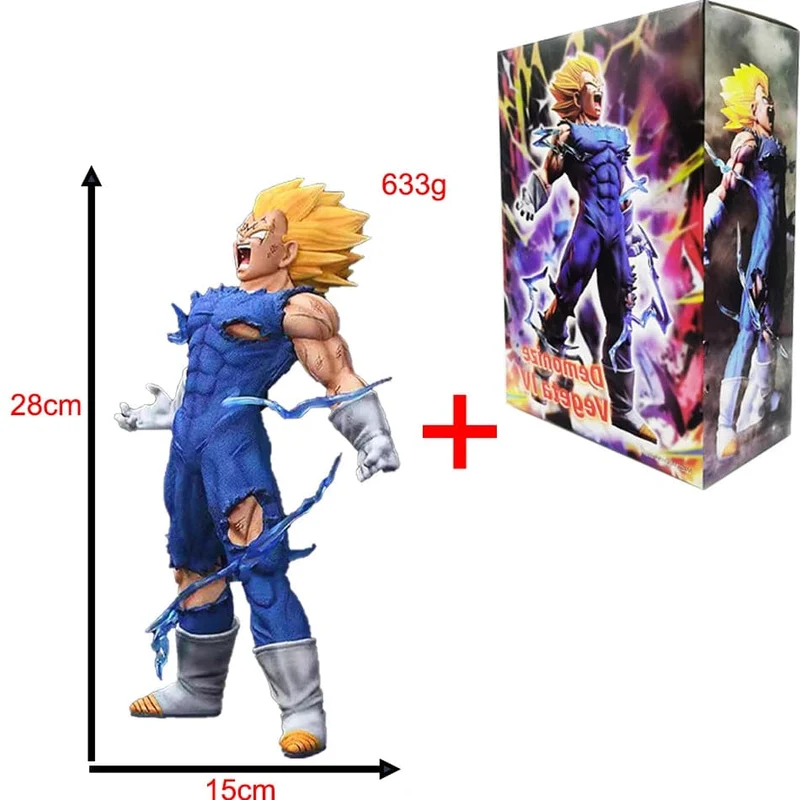 32CM28MC Dragon Ball Z GK Figur MAXIMATIC Der Vegeta Super Saiyajin Sohn Majin Vegeta Selbstzerstörung Vegeta Figur Spielzeug Modell Geschenk