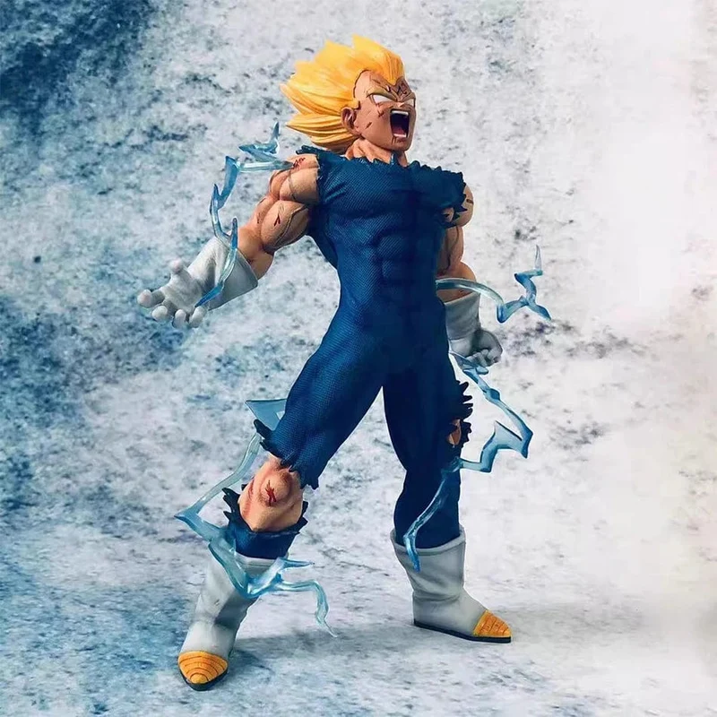 32CM28MC Dragon Ball Z GK Figur MAXIMATIC Der Vegeta Super Saiyajin Sohn Majin Vegeta Selbstzerstörung Vegeta Figur Spielzeug Modell Geschenk