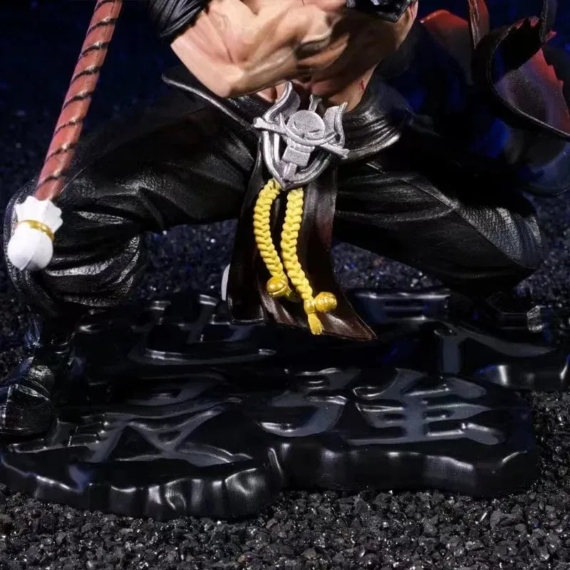 29 cm Weißer Bart Edward Newgate Anime One Pieceed Vier Kaiser Tiens Leuchtende Actionfigur Sammlermodell Spielzeug Geburtstagsgeschenk