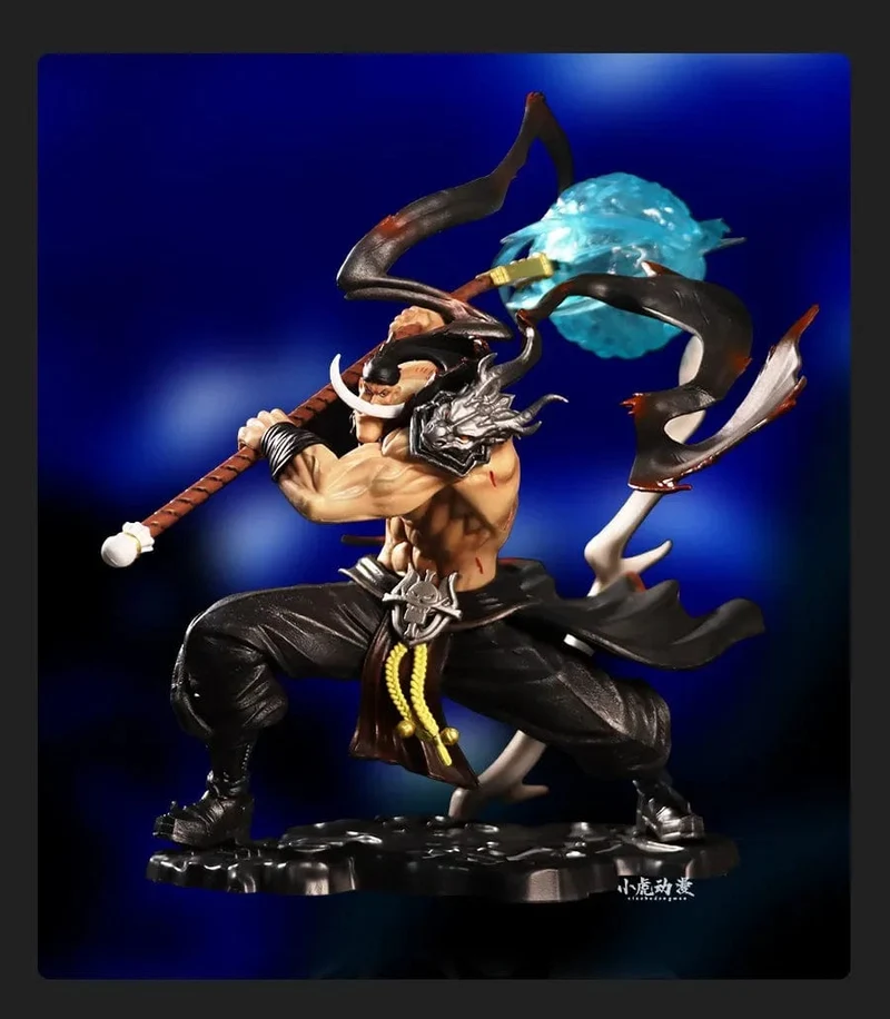 29 cm Weißer Bart Edward Newgate Anime One Pieceed Vier Kaiser Tiens Leuchtende Actionfigur Sammlermodell Spielzeug Geburtstagsgeschenk