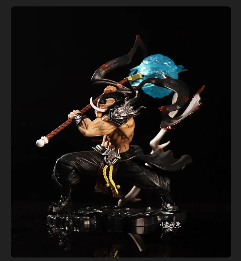 29 cm Weißer Bart Edward Newgate Anime One Pieceed Vier Kaiser Tiens Leuchtende Actionfigur Sammlermodell Spielzeug Geburtstagsgeschenk