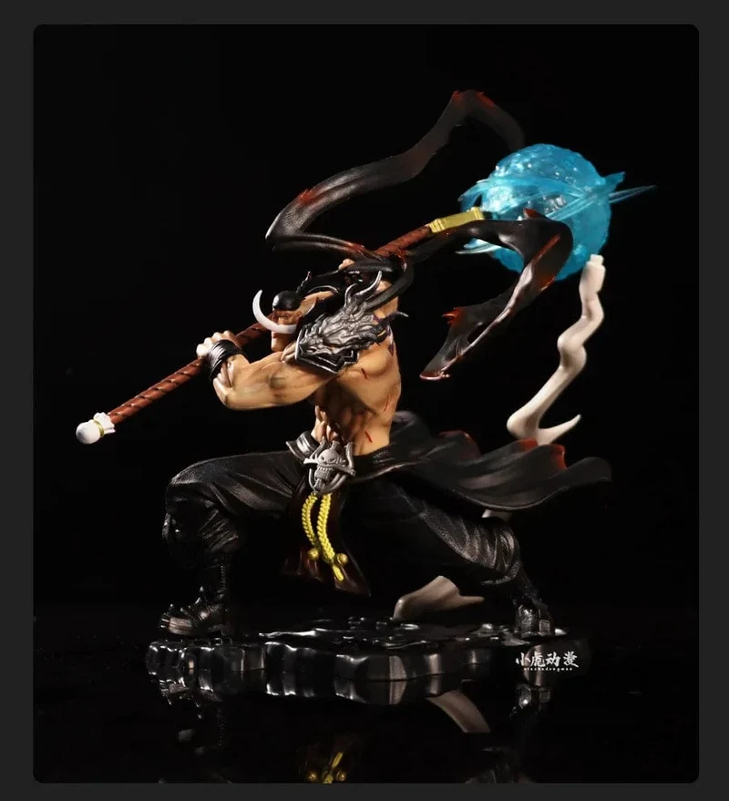 29 cm Weißer Bart Edward Newgate Anime One Pieceed Vier Kaiser Tiens Leuchtende Actionfigur Sammlermodell Spielzeug Geburtstagsgeschenk