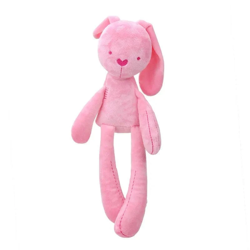 Baby Plüsch Kaninchen Handpuppe Weiche Krippe Kinderwagen Säugling Schlaf Beruhigende Puppe Mobile Kinderwagen Kinder Hängenden Ring Spielzeug Für Kinder Geschenk