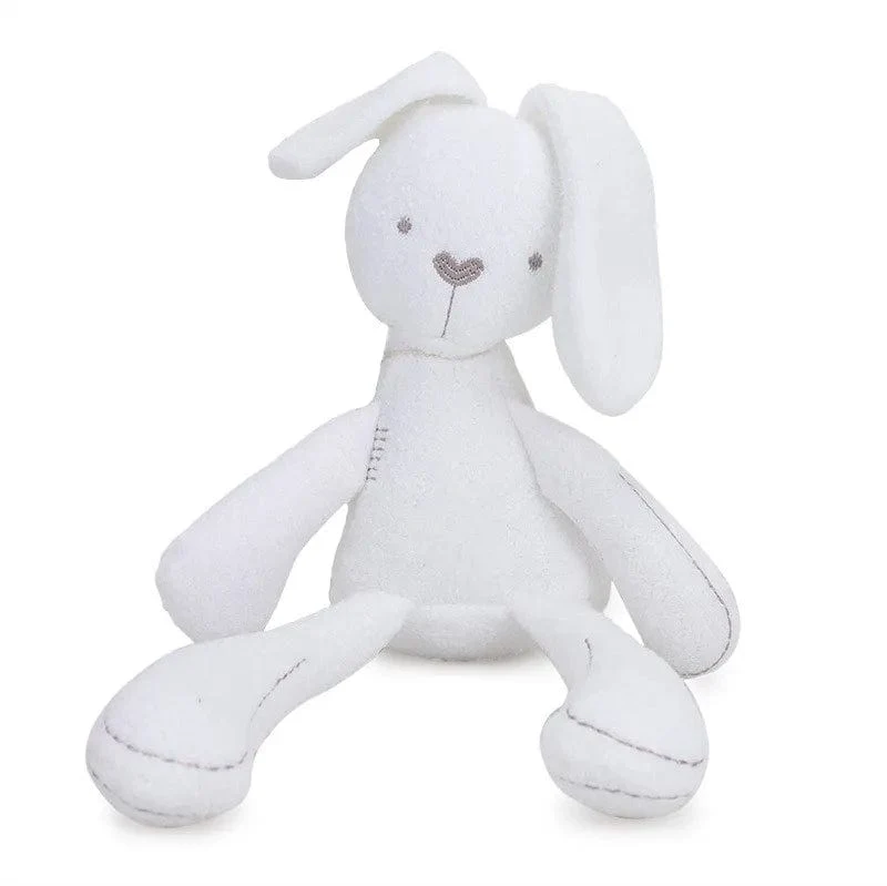 Baby Plüsch Kaninchen Handpuppe Weiche Krippe Kinderwagen Säugling Schlaf Beruhigende Puppe Mobile Kinderwagen Kinder Hängenden Ring Spielzeug Für Kinder Geschenk
