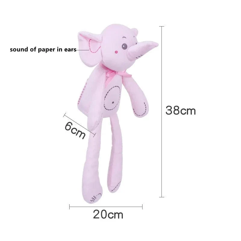 Baby Plüsch Kaninchen Handpuppe Weiche Krippe Kinderwagen Säugling Schlaf Beruhigende Puppe Mobile Kinderwagen Kinder Hängenden Ring Spielzeug Für Kinder Geschenk