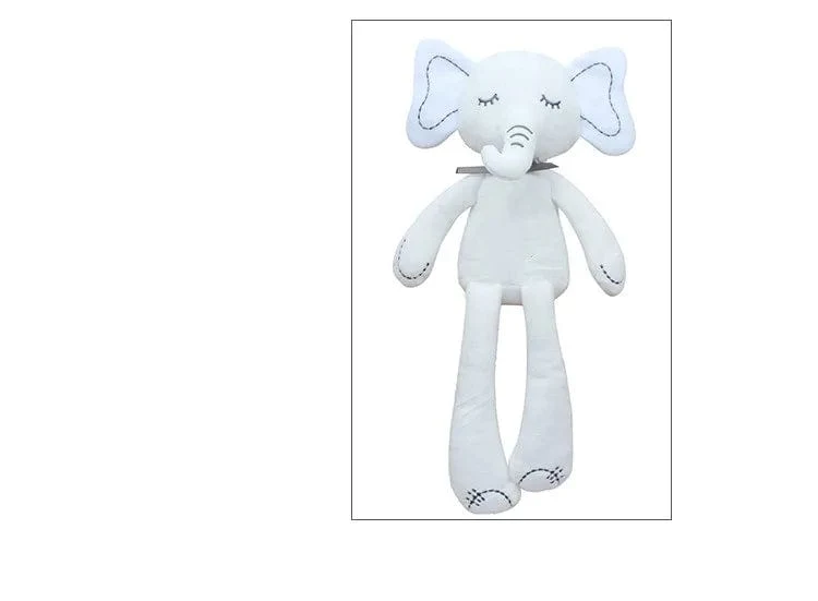Baby Plüsch Kaninchen Handpuppe Weiche Krippe Kinderwagen Säugling Schlaf Beruhigende Puppe Mobile Kinderwagen Kinder Hängenden Ring Spielzeug Für Kinder Geschenk