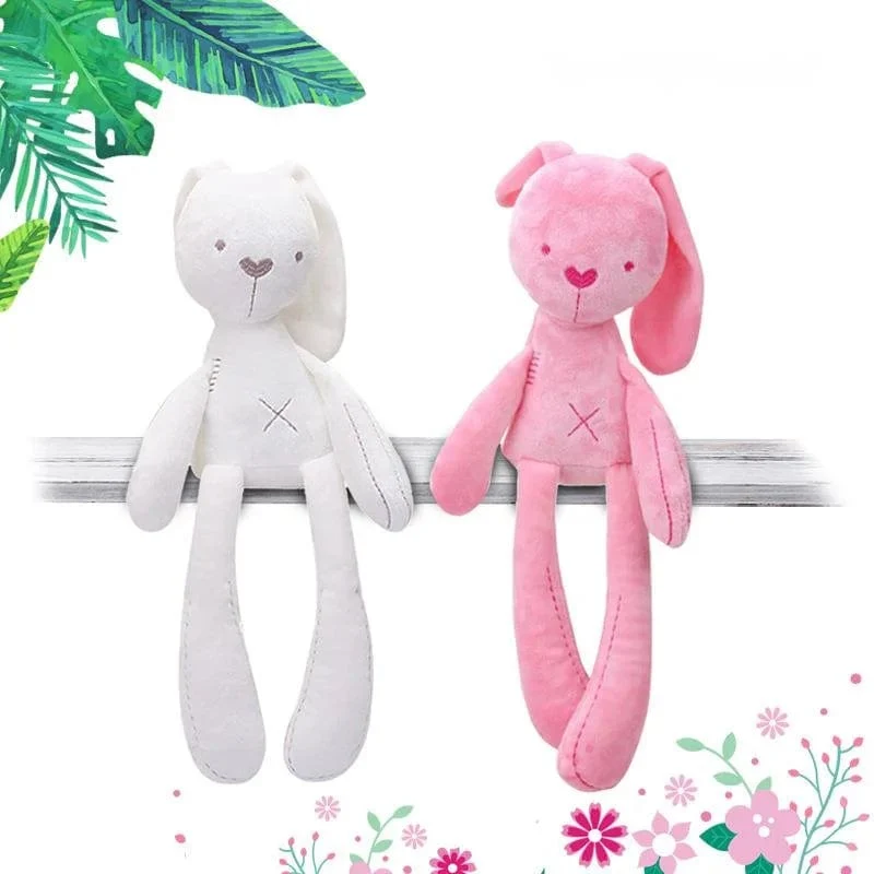 42CM Niedlichen Kaninchen Puppe Baby Weiche Plüsch Spielzeug Für Kinder Beschwichtigen Schlaf Krippe Stofftier Baby Spielzeug Für Kleinkinder Geburtstag geschenk