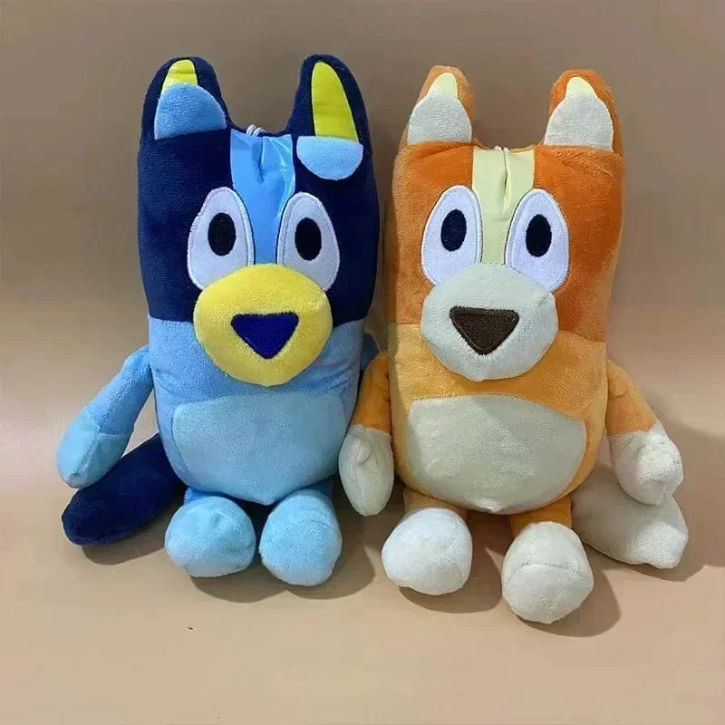 Bluey Family Plüschtiere, süße Simulation, Haustier, Hund, Patrouille, Bingo, Schwester, Kawai, Plüsch, Kinderspielzeug, Puppe, Weihnachtsgeburtstagsgeschenk, Spielzeug