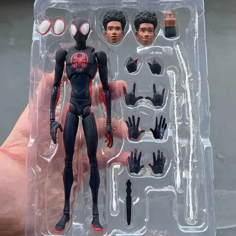 Shf Anime Spider-Man Figuarts Miles Morales Gwen Actionfiguren Gwen Spider Woman Figur Spiderman Figur PVC Modell Puppenspielzeug