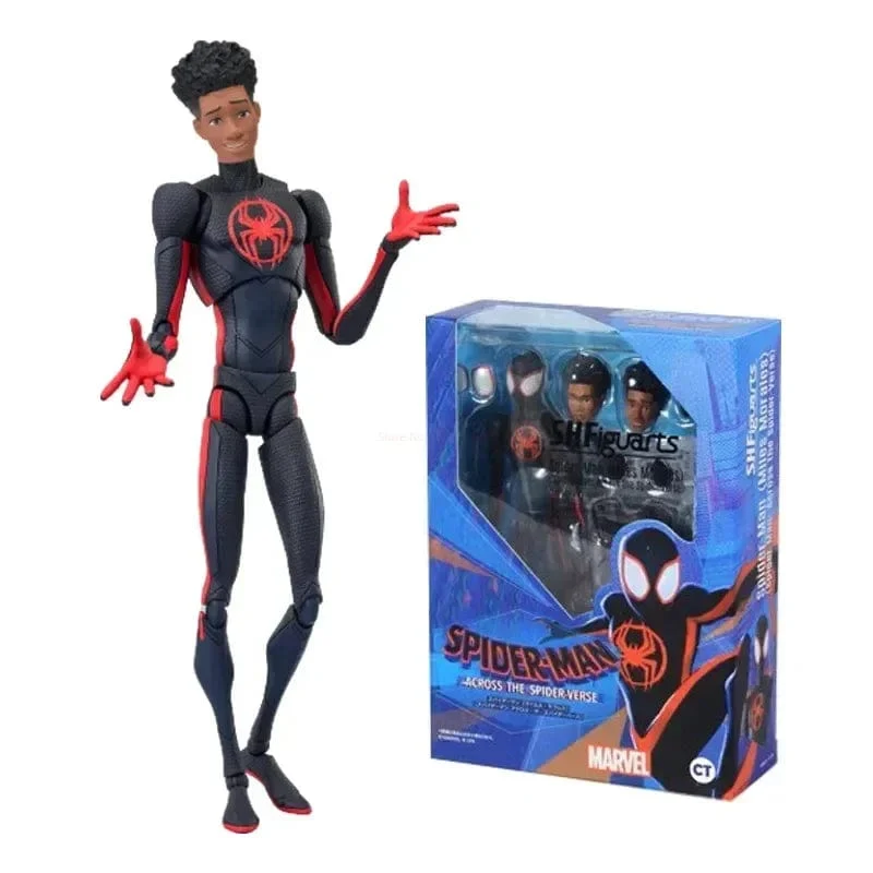 Shf Anime Spider-Man Figuarts Miles Morales Gwen Actionfiguren Gwen Spider Woman Figur Spiderman Figur PVC Modell Puppenspielzeug