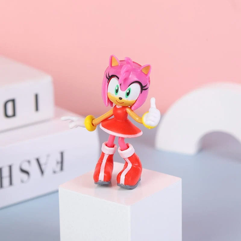 6 Stil Heißer Verkauf Sonics Film und Fernsehen PVC Charakter Spielzeug Igel Schatten Schwanz Figur Modell Puppen Kinder Tier Spielzeug