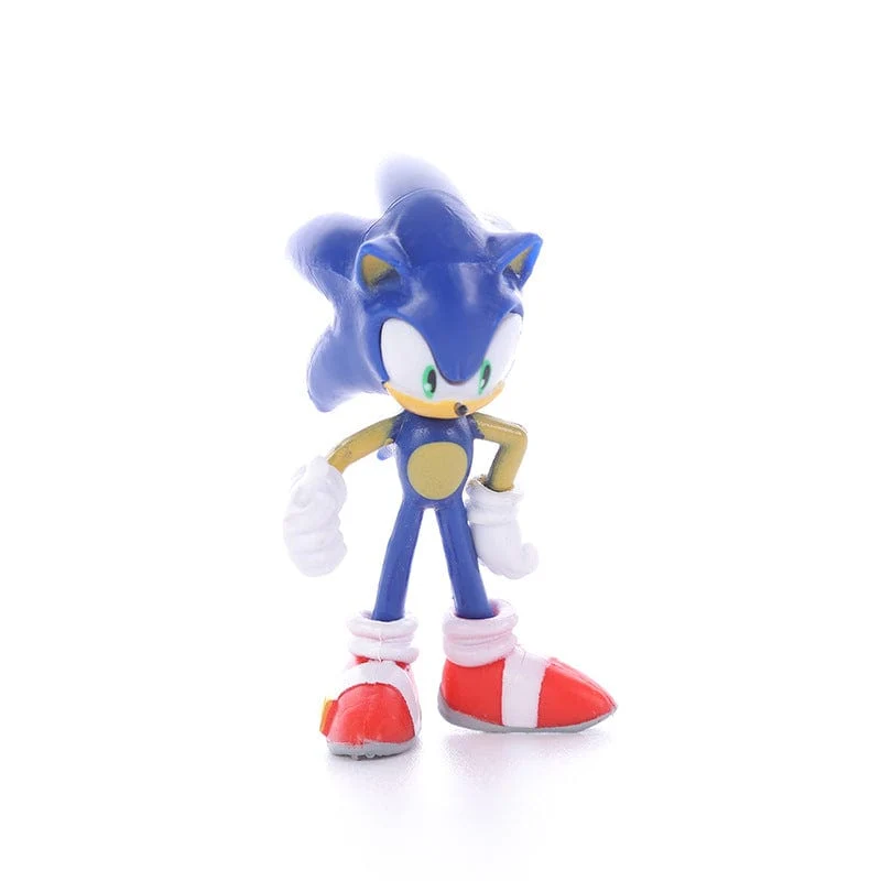 6 Stil Heißer Verkauf Sonics Film und Fernsehen PVC Charakter Spielzeug Igel Schatten Schwanz Figur Modell Puppen Kinder Tier Spielzeug