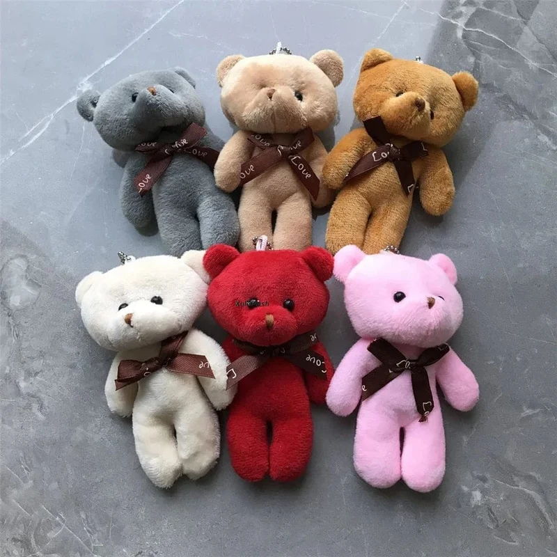 HEISSER VERKAUF - Plüschtier „Kleiner Bär“, 6 Farben - Schlüsselanhänger-PUPPE; Geschenke zur Dekoration von Hochzeitsfeiern