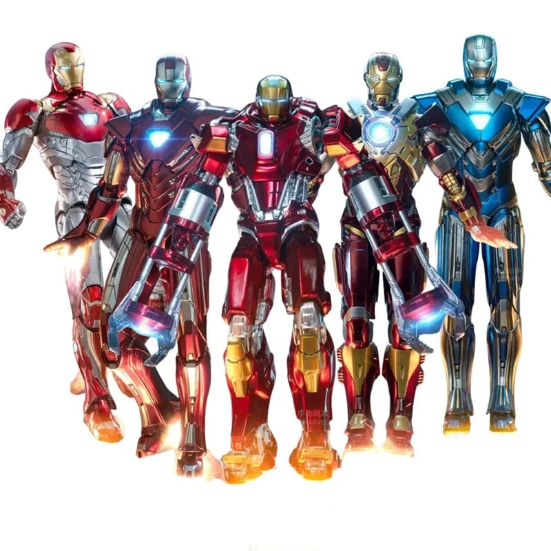 ZD Original Iron Man MK35 MK47 MK46 Iron Patriot MK17 MK21 MK42 MK50 War Machine Legends Avengers Actionfigur Sammeln Spielzeug Geschenk