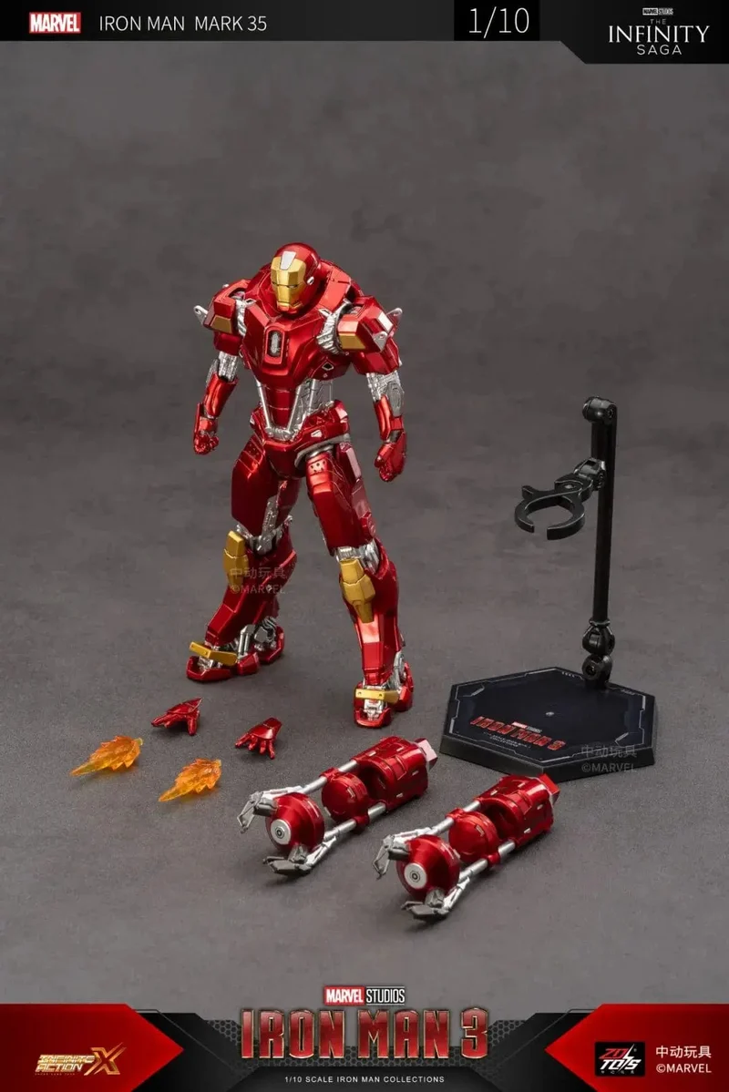 ZD Original Iron Man MK35 MK47 MK46 Iron Patriot MK17 MK21 MK42 MK50 War Machine Legends Avengers Actionfigur Sammeln Spielzeug Geschenk