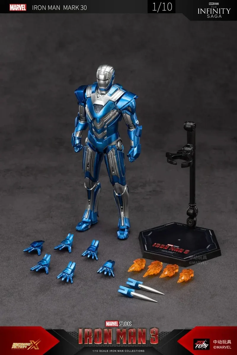 ZD Original Iron Man MK35 MK47 MK46 Iron Patriot MK17 MK21 MK42 MK50 War Machine Legends Avengers Actionfigur Sammeln Spielzeug Geschenk