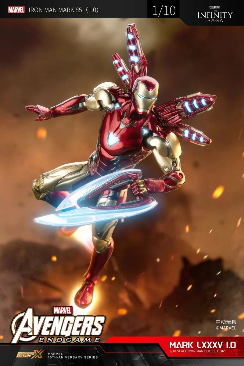 ZD Original Iron Man MK35 MK47 MK46 Iron Patriot MK17 MK21 MK42 MK50 War Machine Legends Avengers Actionfigur Sammeln Spielzeug Geschenk
