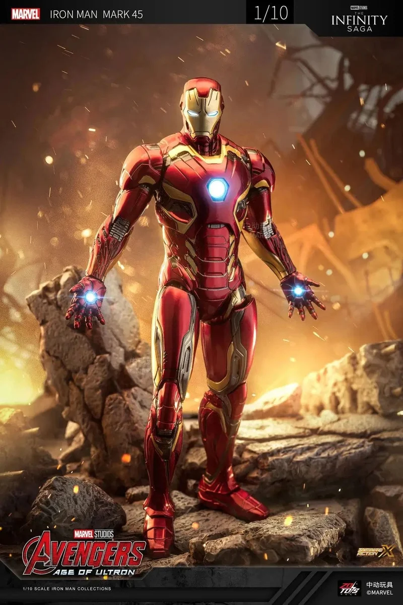 ZD Original Iron Man MK35 MK47 MK46 Iron Patriot MK17 MK21 MK42 MK50 War Machine Legends Avengers Actionfigur Sammeln Spielzeug Geschenk