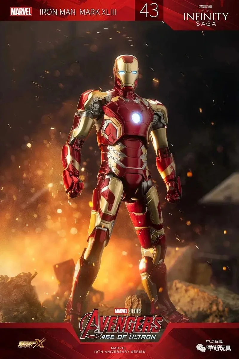 ZD Original Iron Man MK35 MK47 MK46 Iron Patriot MK17 MK21 MK42 MK50 War Machine Legends Avengers Actionfigur Sammeln Spielzeug Geschenk