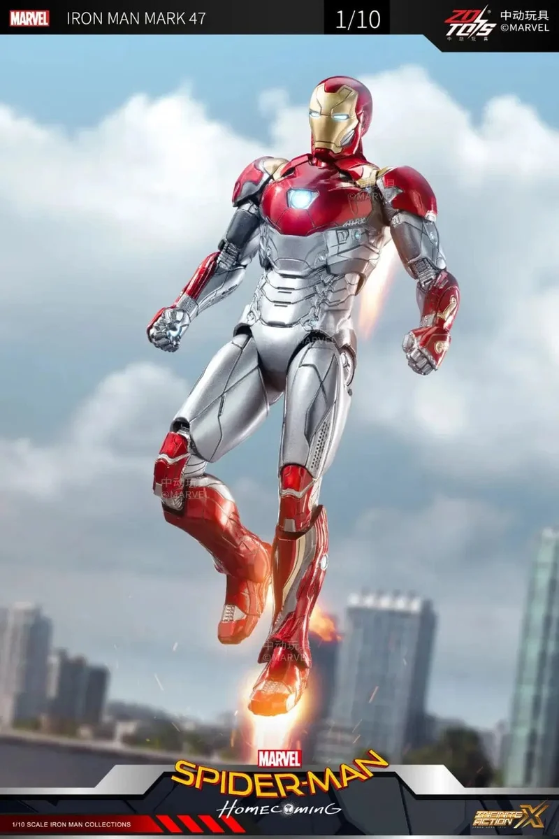 ZD Original Iron Man MK35 MK47 MK46 Iron Patriot MK17 MK21 MK42 MK50 War Machine Legends Avengers Actionfigur Sammeln Spielzeug Geschenk