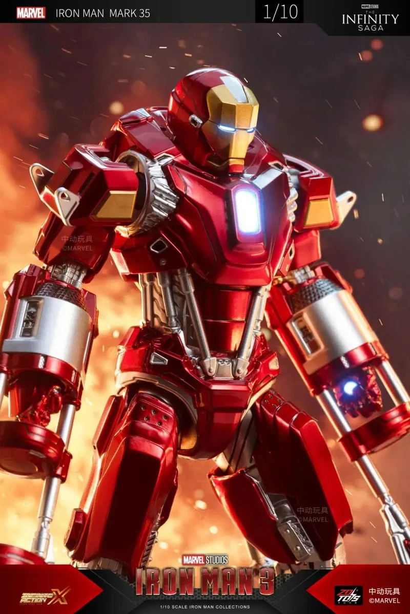 ZD Original Iron Man MK35 MK47 MK46 Iron Patriot MK17 MK21 MK42 MK50 War Machine Legends Avengers Actionfigur Sammeln Spielzeug Geschenk