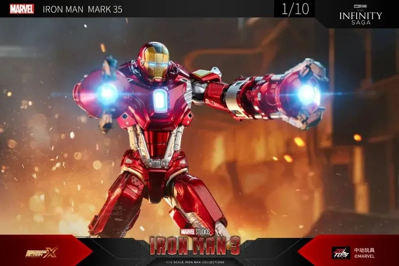 ZD Original Iron Man MK35 MK47 MK46 Iron Patriot MK17 MK21 MK42 MK50 War Machine Legends Avengers Actionfigur Sammeln Spielzeug Geschenk