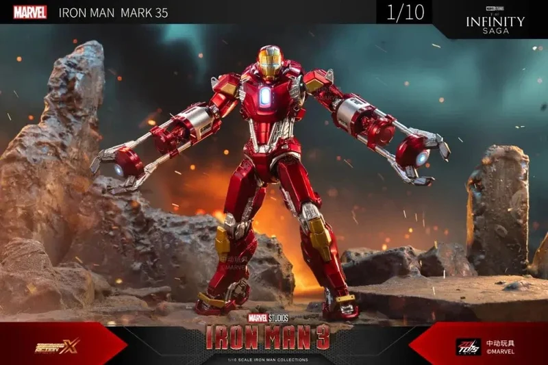 ZD Original Iron Man MK35 MK47 MK46 Iron Patriot MK17 MK21 MK42 MK50 War Machine Legends Avengers Actionfigur Sammeln Spielzeug Geschenk