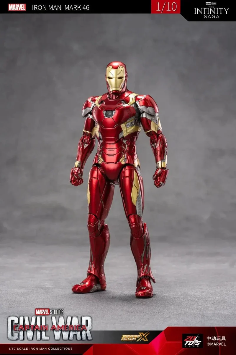 ZD Original Iron Man MK35 MK47 MK46 Iron Patriot MK17 MK21 MK42 MK50 War Machine Legends Avengers Actionfigur Sammeln Spielzeug Geschenk
