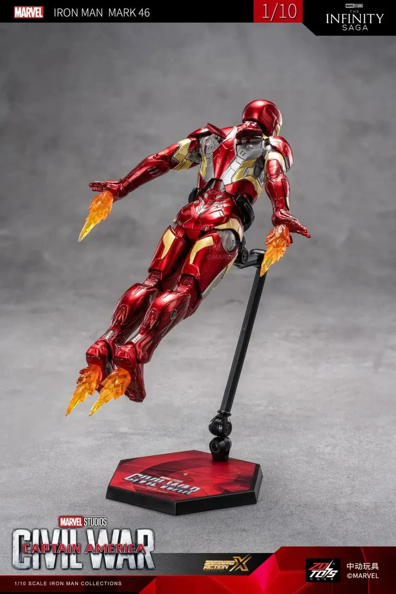 ZD Original Iron Man MK35 MK47 MK46 Iron Patriot MK17 MK21 MK42 MK50 War Machine Legends Avengers Actionfigur Sammeln Spielzeug Geschenk