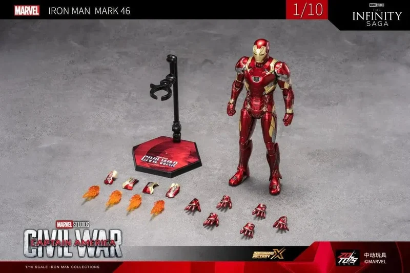 ZD Original Iron Man MK35 MK47 MK46 Iron Patriot MK17 MK21 MK42 MK50 War Machine Legends Avengers Actionfigur Sammeln Spielzeug Geschenk