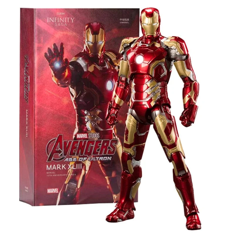 ZD Original Iron Man MK35 MK47 MK46 Iron Patriot MK17 MK21 MK42 MK50 War Machine Legends Avengers Actionfigur Sammeln Spielzeug Geschenk