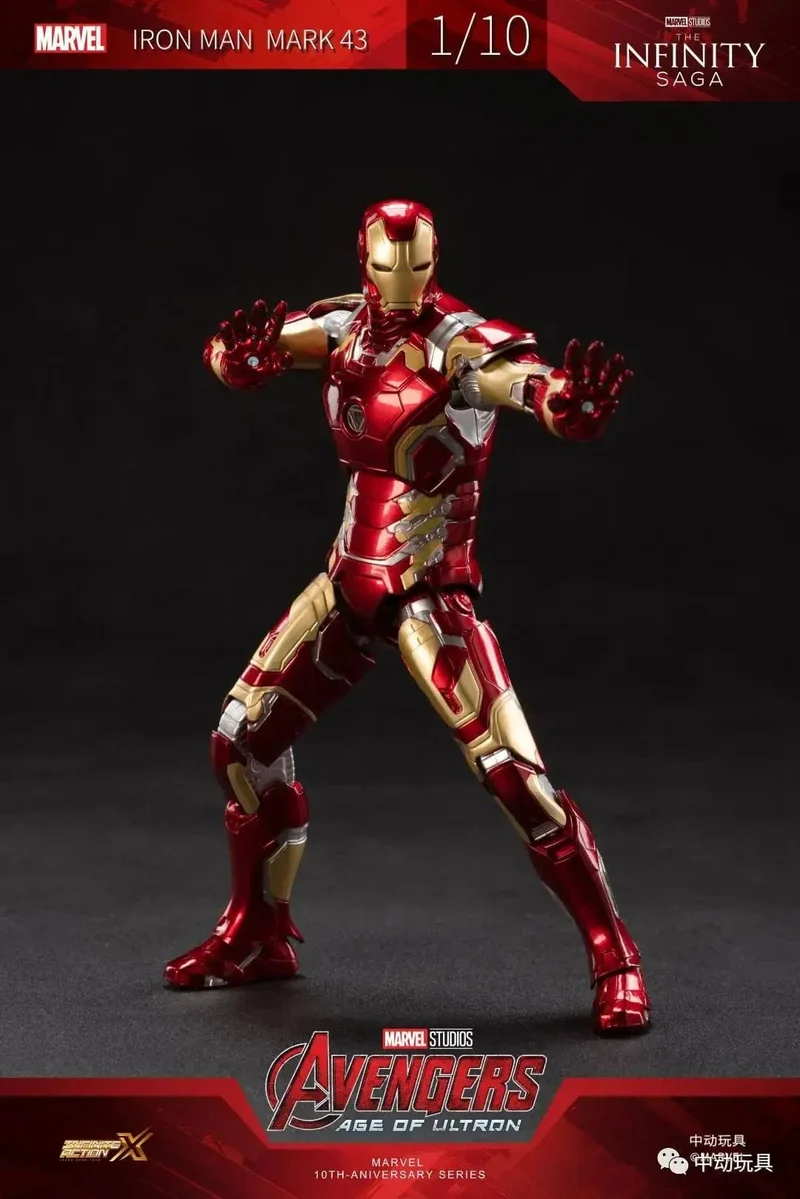 ZD Original Iron Man MK35 MK47 MK46 Iron Patriot MK17 MK21 MK42 MK50 War Machine Legends Avengers Actionfigur Sammeln Spielzeug Geschenk