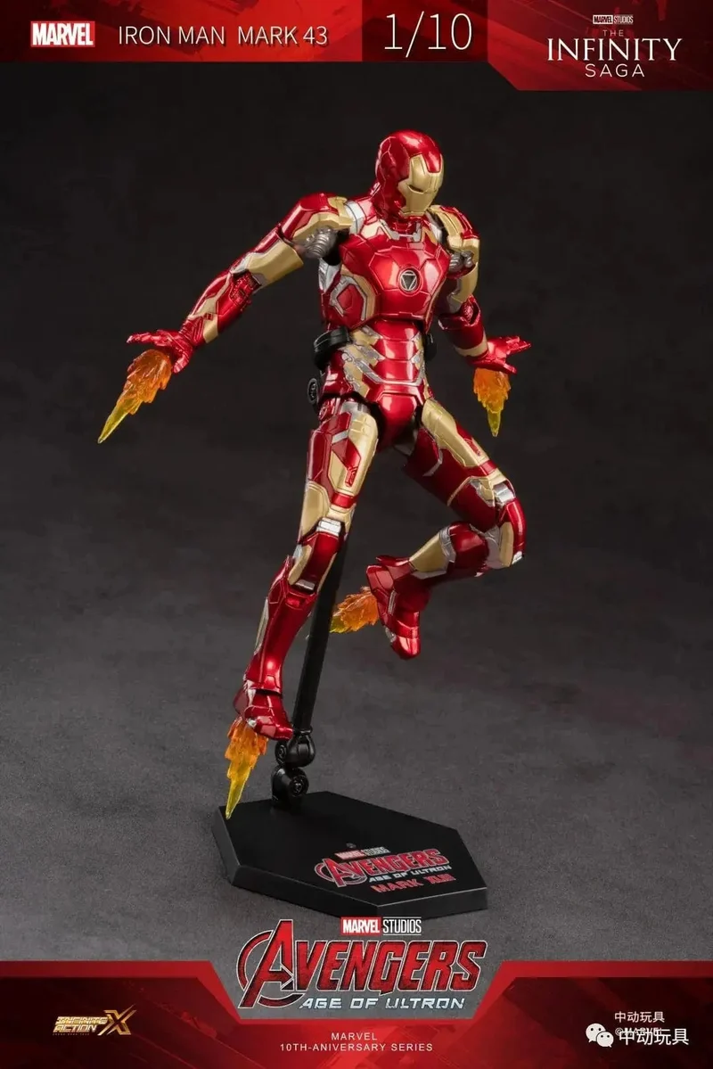 ZD Original Iron Man MK35 MK47 MK46 Iron Patriot MK17 MK21 MK42 MK50 War Machine Legends Avengers Actionfigur Sammeln Spielzeug Geschenk