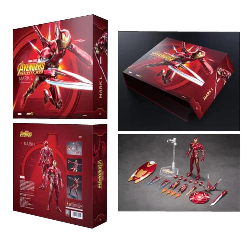 ZD Original Iron Man MK35 MK47 MK46 Iron Patriot MK17 MK21 MK42 MK50 War Machine Legends Avengers Actionfigur Sammeln Spielzeug Geschenk