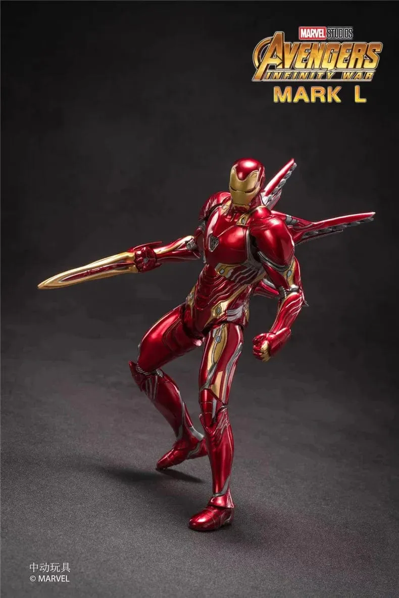 ZD Original Iron Man MK35 MK47 MK46 Iron Patriot MK17 MK21 MK42 MK50 War Machine Legends Avengers Actionfigur Sammeln Spielzeug Geschenk