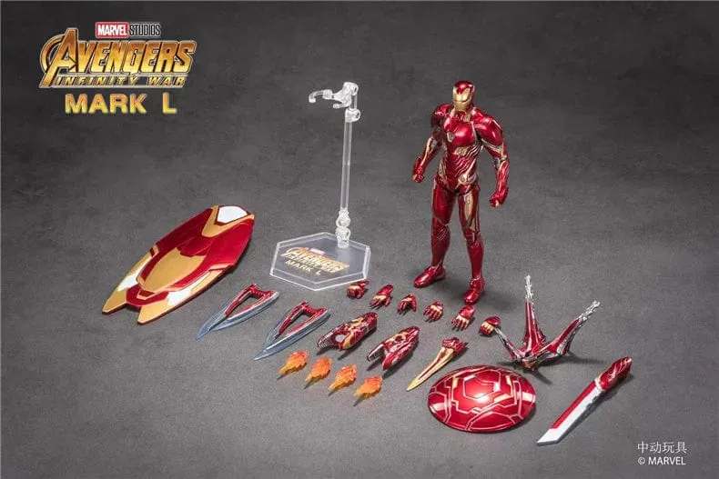 ZD Original Iron Man MK35 MK47 MK46 Iron Patriot MK17 MK21 MK42 MK50 War Machine Legends Avengers Actionfigur Sammeln Spielzeug Geschenk