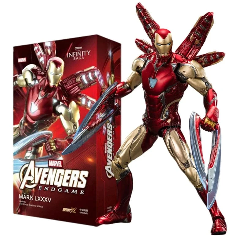 ZD Original Iron Man MK35 MK47 MK46 Iron Patriot MK17 MK21 MK42 MK50 War Machine Legends Avengers Actionfigur Sammeln Spielzeug Geschenk